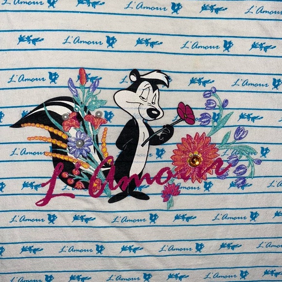 Vintage Looney Tunes Pepe Le Pew Shirt - Picture 3 of 7